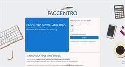 Desktop Screenshot of ead.faccentronh.com.br