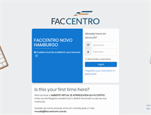 Tablet Screenshot of ead.faccentronh.com.br